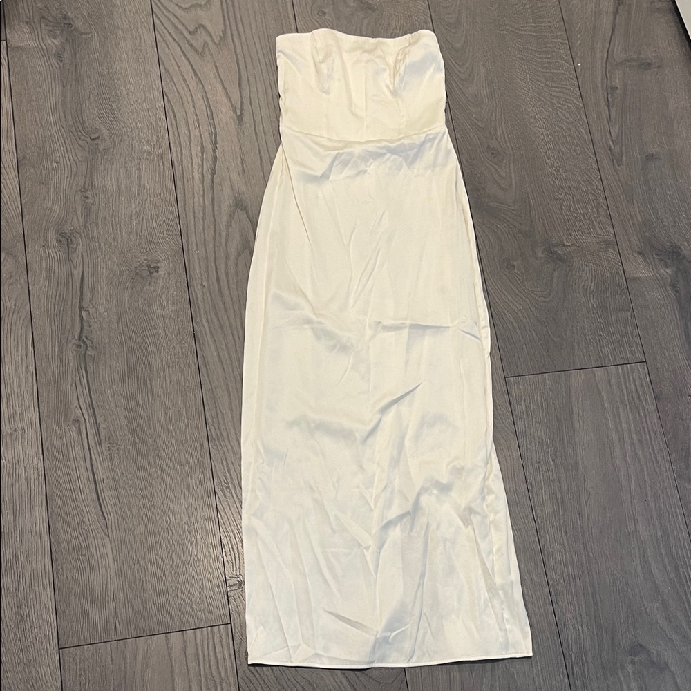 Abercrombie & Fitch White Maxi Dress